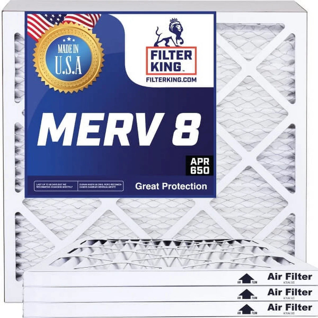 Filter King 24.5x18x1a Air Filter | 4- |  8  Pleated / Furnace Filters |    | Actual Size: 24.5 x 18 x .75"