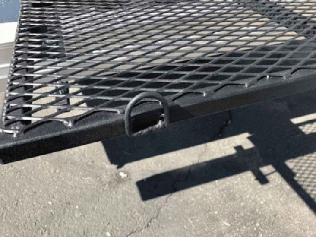 Bumper Storage Rack Heavy Duty Steel with Rugged Truck Bed Finish 72" x 20" Made in The