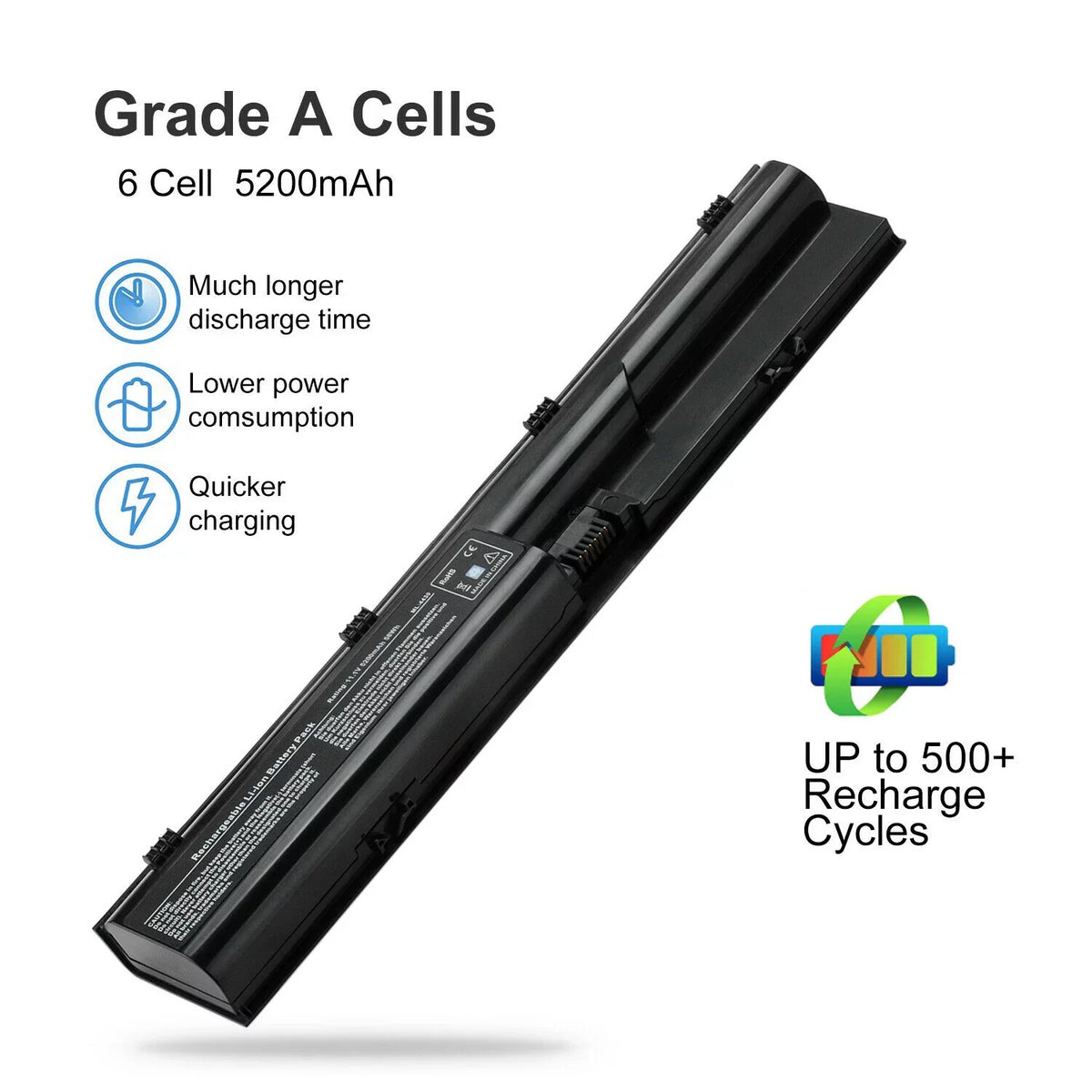 Battery for  ProBook 4530S 4540S 4440S 4430S 4545S 4535S 4330S