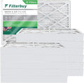 Filterbuy 16x25x4  8 Pleated   Furnace Air Filters (12-Pack)