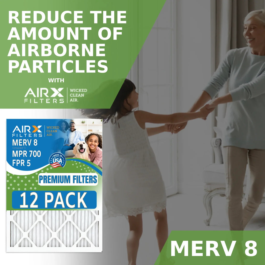 14x24x1 Air Filter  8 Rating, 12 Pack of Furnace Filters Comparable to  700 &  5 - Made in  by     .