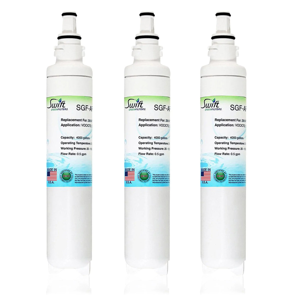 Swift Green Filters --405GS Rx Replacement for 3M -405GS Commercial Water Filters (Pack of 3)