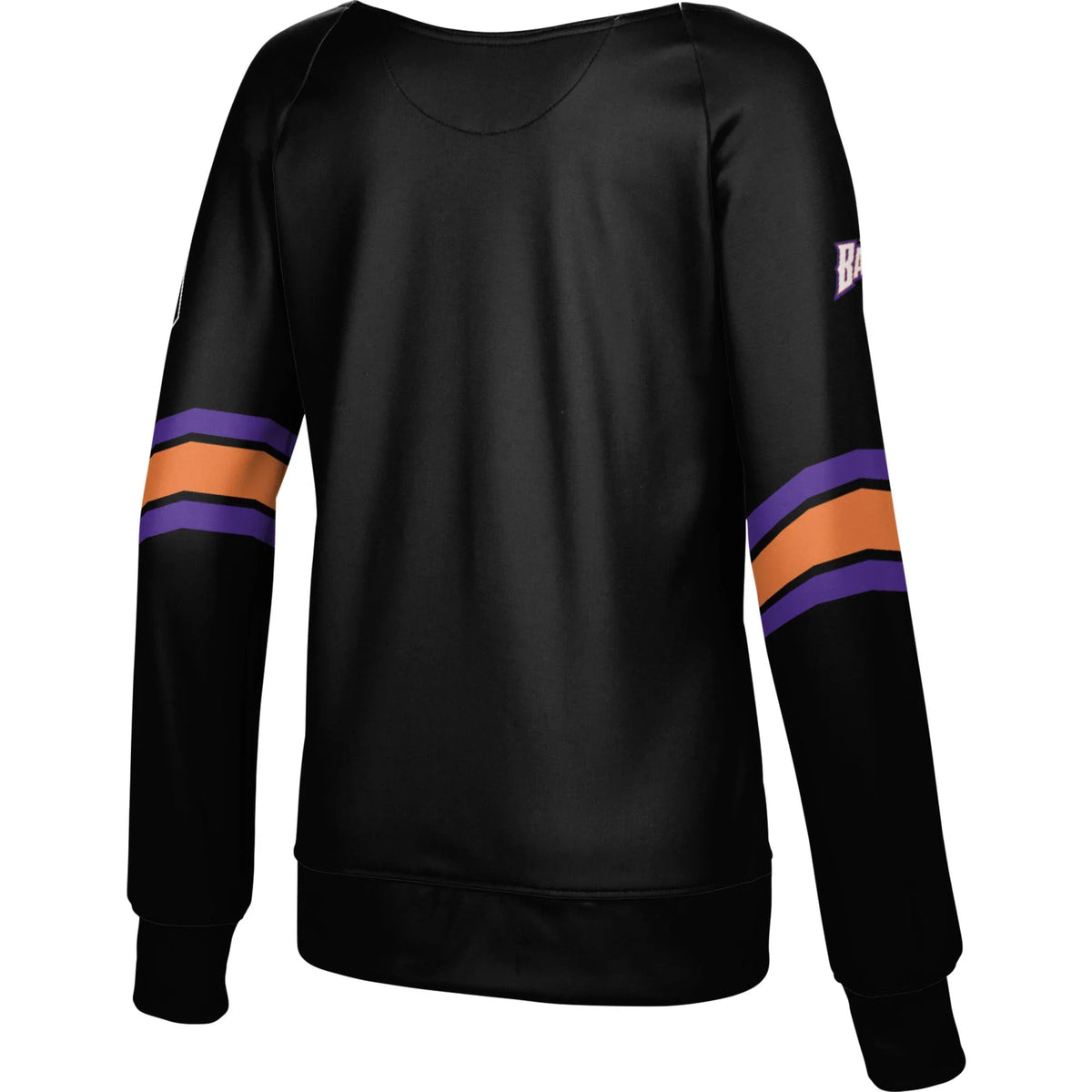 Girls Youth Epoch Lacrosse Black Buffalo Bandits Boat Neck Pullover Sweatshirt