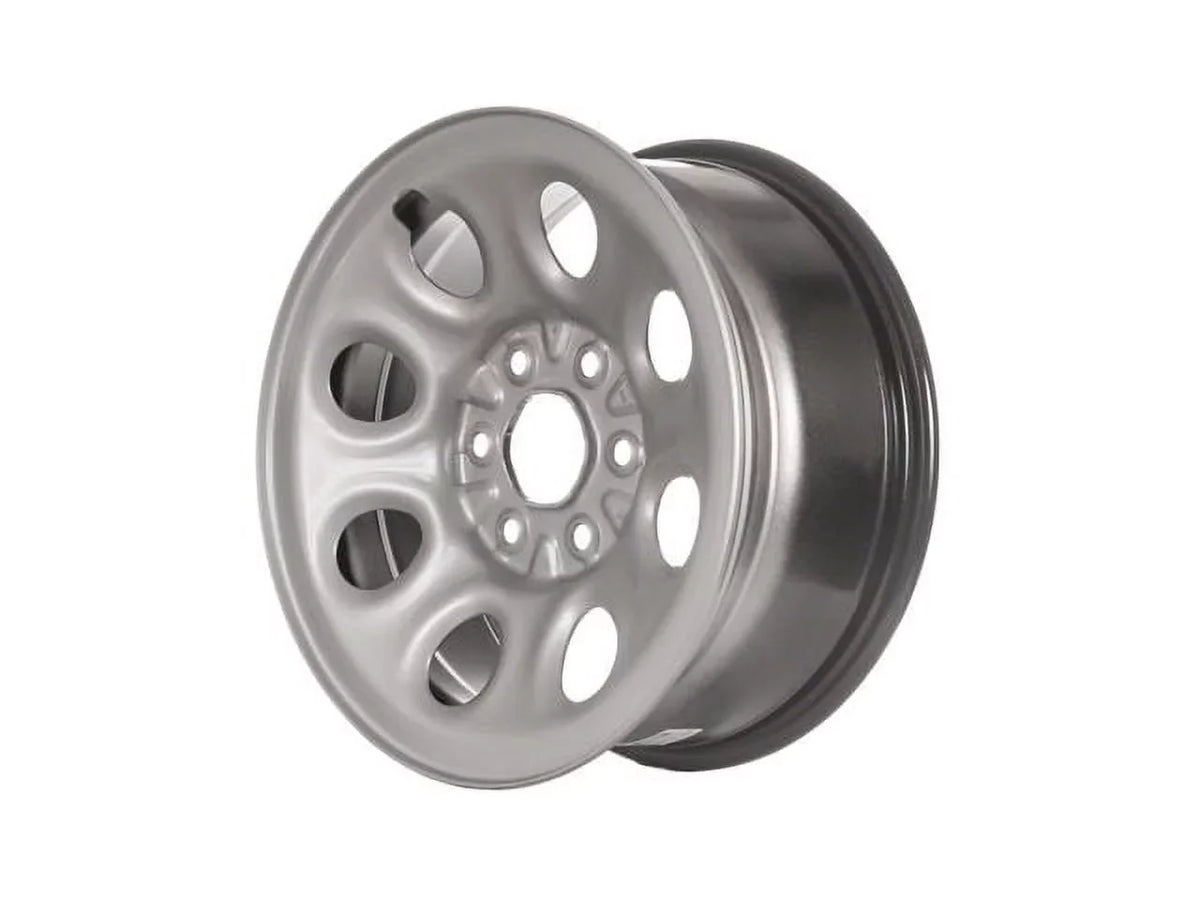 Steel Wheel - 17 x 7.5 Inch - 8 Hole - Silver - Compatible with 2009 - 2014 Chevy Express 1500 2010 2011 2012 2013