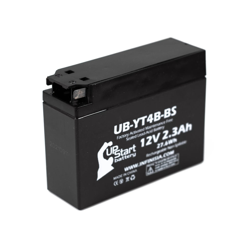 5-Pack UpStart Battery Replacement for 2005 Yamaha  400CC Factory Activated, Maintenance Free, Motorcycle Battery - 12V, 2.3Ah, --