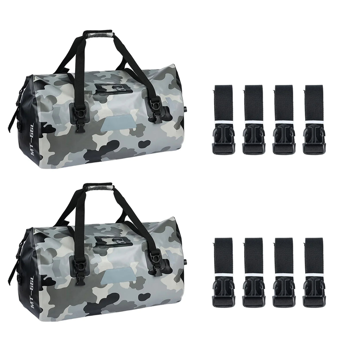 Suzicca Motorcycle  Waterproof Reflective Luggage Bag Motorcycle Duffel Bag  Luggage for Skiing Travel Boating Hiking Camping
