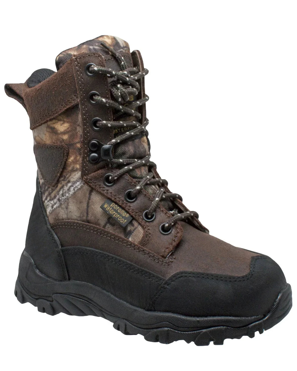AdTec Childrens 8" Hiking Hiker Hunting Camping Waterproof Boot Shoe Camo (2 )