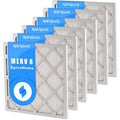 SpiroPure 20X23X1  8 Pleated Air Filters - Made in  (6 Pack)