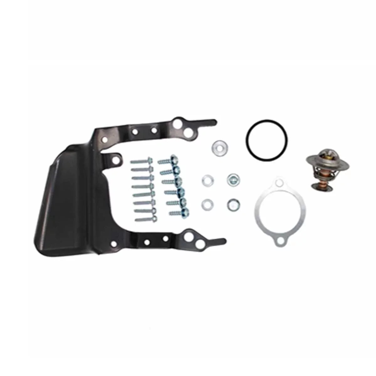 AutoShack Upper Intake Manifold with Thermostat and Gaskets Replacement for Ford Mustang Explorer Crown Victoria Mercury Grand Marquis Mountaineer Lincoln Town Car Without Coolant Heated