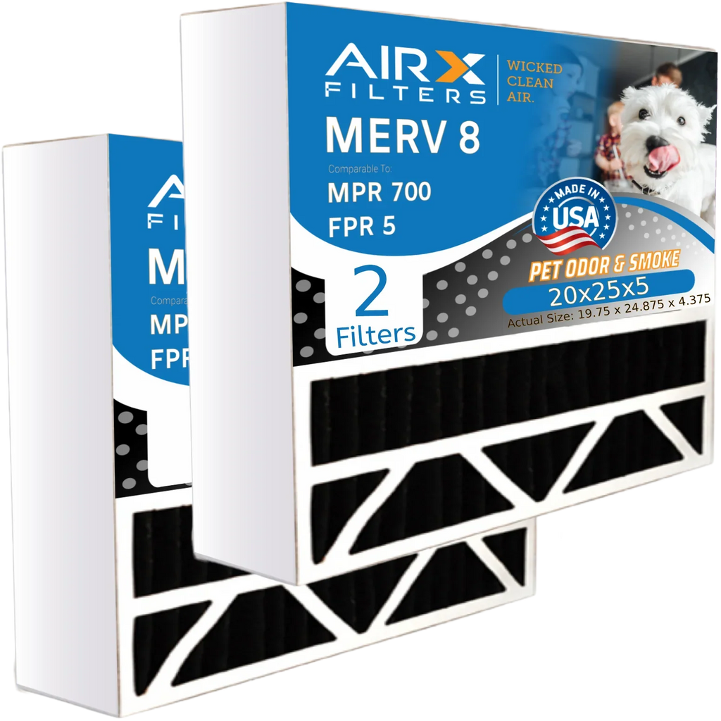 20x25x5 Air Filter Odor Eliminator Carbon Filter  8 Comparable to  700 &  5 Compatible with Honeywell  2 Pack by     .