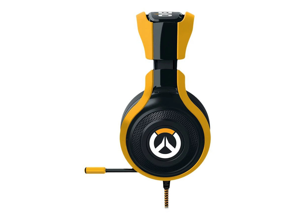 Razer Overwatch ManO'War Tournament Edition: In-Line Audio Control - Unidirectional Retractable Mic - Rotating Ear Cups - Gaming Headset Works with , , Xbox One, Switch, & Mobile Devices