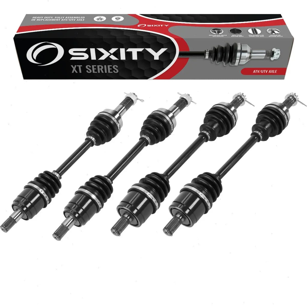 4 pc Sixity  Front Rear Left Right Axles designed for with Honda  FourTrax Rancher 4x4 Auto     2015-2019