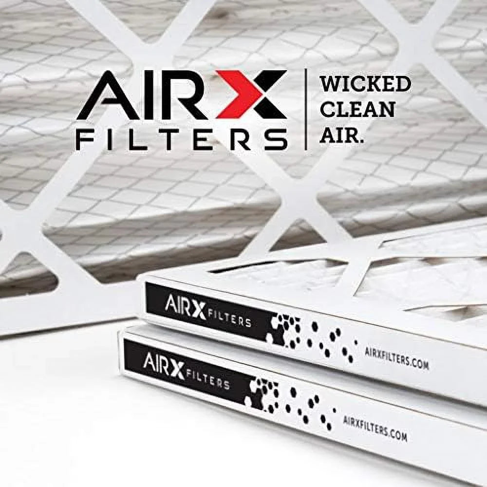 16X25x1 Air Filter  13 Pleated  Furne Air Filter, Health 4-Pk Made In The