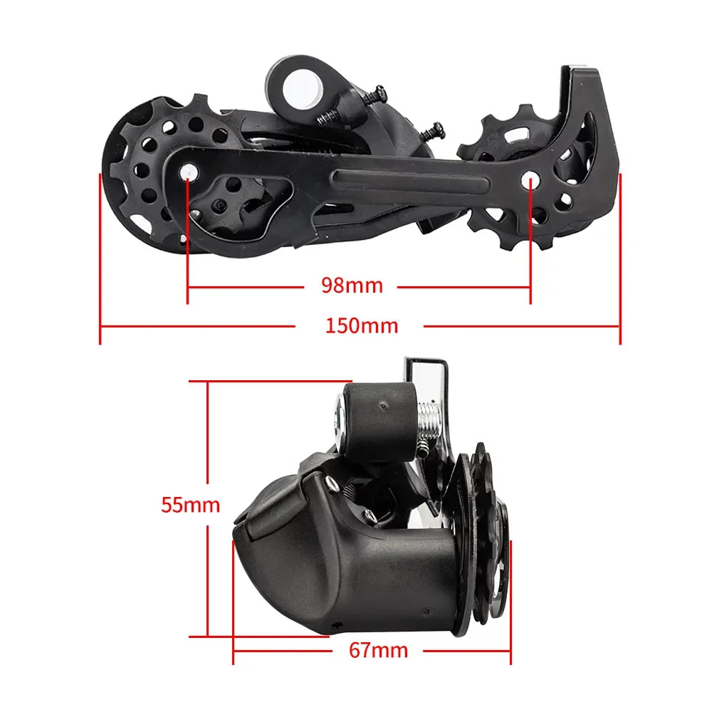 Tomfoto  1x10 Speed  Derailleurs Shifter Groupset Bike Crankset 11-50T Cassette Flywheel 10 Speed Chain for  Mountain Bike