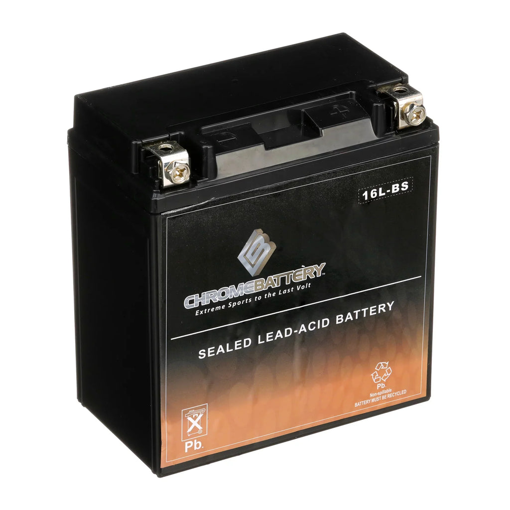 Chrome Battery - (16L- 12 Volt,14 Ah, 230 ) Jet Ski Battery for Kawasaki 550cc Js550 Sx 1995
