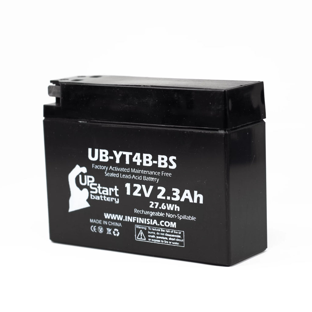 5-Pack UpStart Battery Replacement for 2005 Yamaha  400CC Factory Activated, Maintenance Free, Motorcycle Battery - 12V, 2.3Ah, --