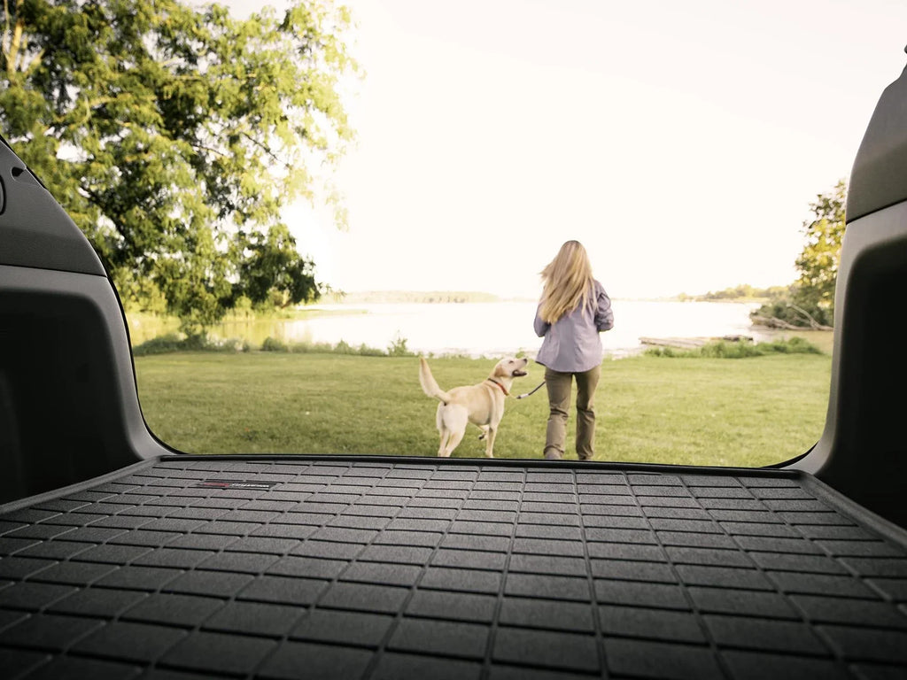 WeatherTech Cargo Trunk Liner with Bumper Protector suitable with 2010-2024 Toyota 4Runner - Behind 2nd Row Seating With Bumper Protector, Black