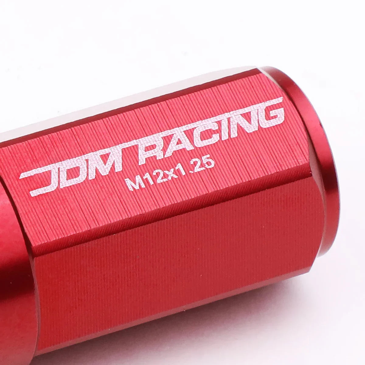 Motoring --9027-125- 20-Piece  x 1.25 Aluminum Alloy Wheel Lug Nuts +2  Deep Drive Extension (Red)
