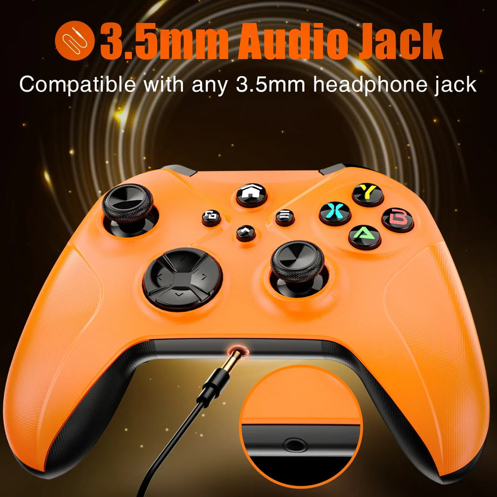 Bonacell Wireless Controller for Xbox One, (Watch Video to Update )Game Controller Compatible with Xbox One/Xbox One /, Xbox Series / Gamepad Support Turbo/3.5mm Headphone Jack/Macro Functions