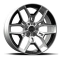 Carroll Shelby Wheels  - 20 x 9 in. - 12mm Offset - Chrome Powder with Black Inserts Fits select: 2005-2020  , 2021
