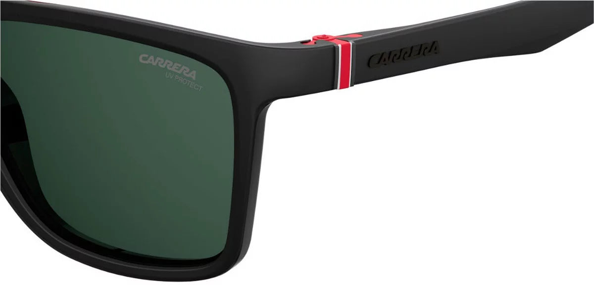 Carrera Men's / Square Sunglasses, Black/Green, 56 mm