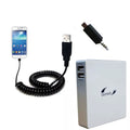 Gomadic High Capacity Rechargeable External Battery Pack suitable for the Samsung Galaxy  Mini - Portable Charger with TipExchange Technology