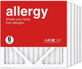 12X12x1 Air Filter  11 Pleated   Furnace Air Filter, Allergy 6-Pack, Made In The