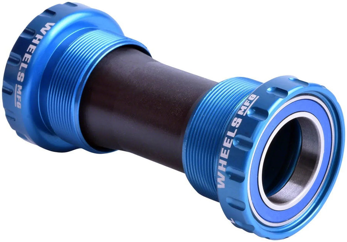 Wheels Manufacturing  Bottom Bracket - Shimano Hollowtech  Spindle,  3, Teal