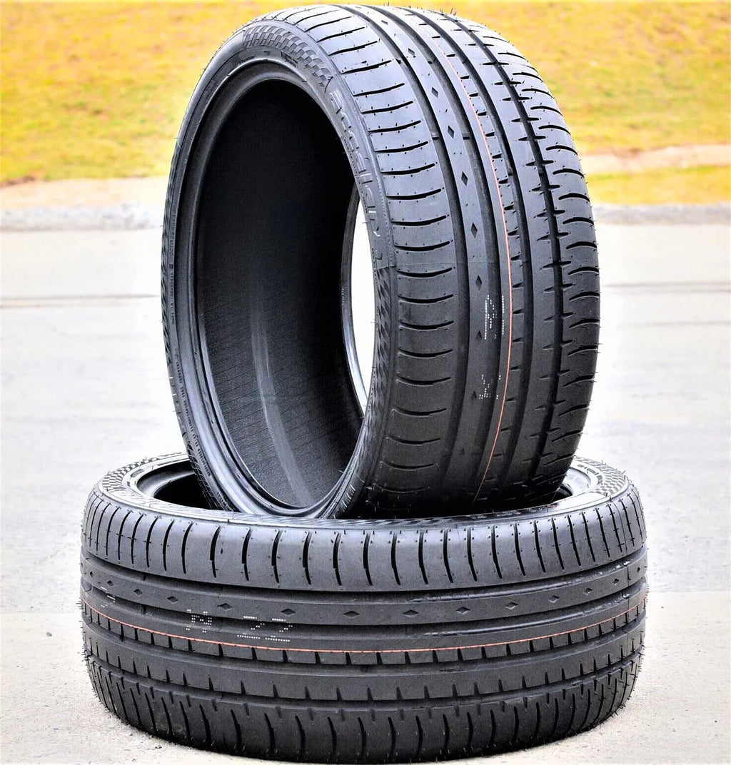 Pair of 2 () Accelera Phi 235/40ZR18 235/40R18 95Y  / High Performance Tires Fits: 2012-18 Ford Focus Titanium, 2017-23 Honda Civic Sport Touring