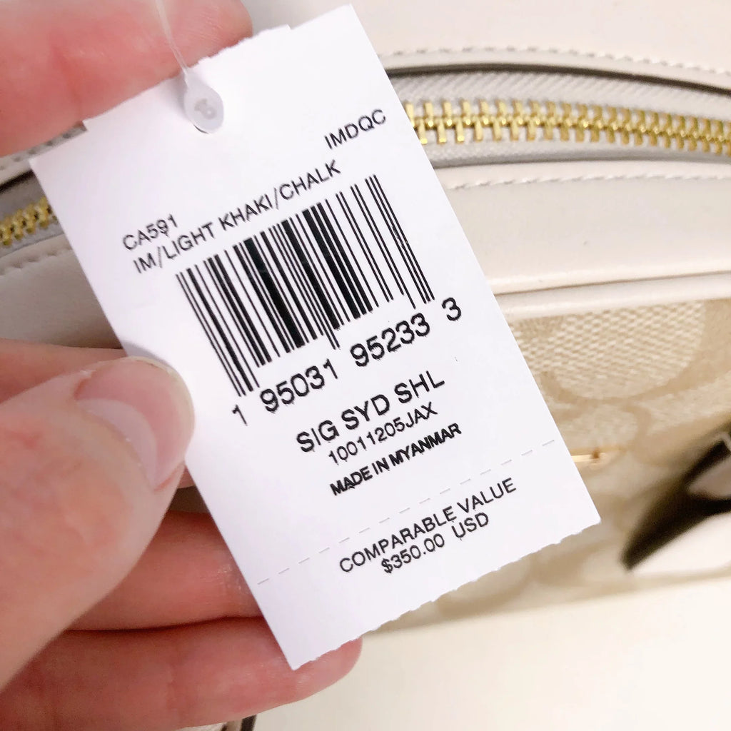 Coach  Sydney Satchel In Signature Canvas