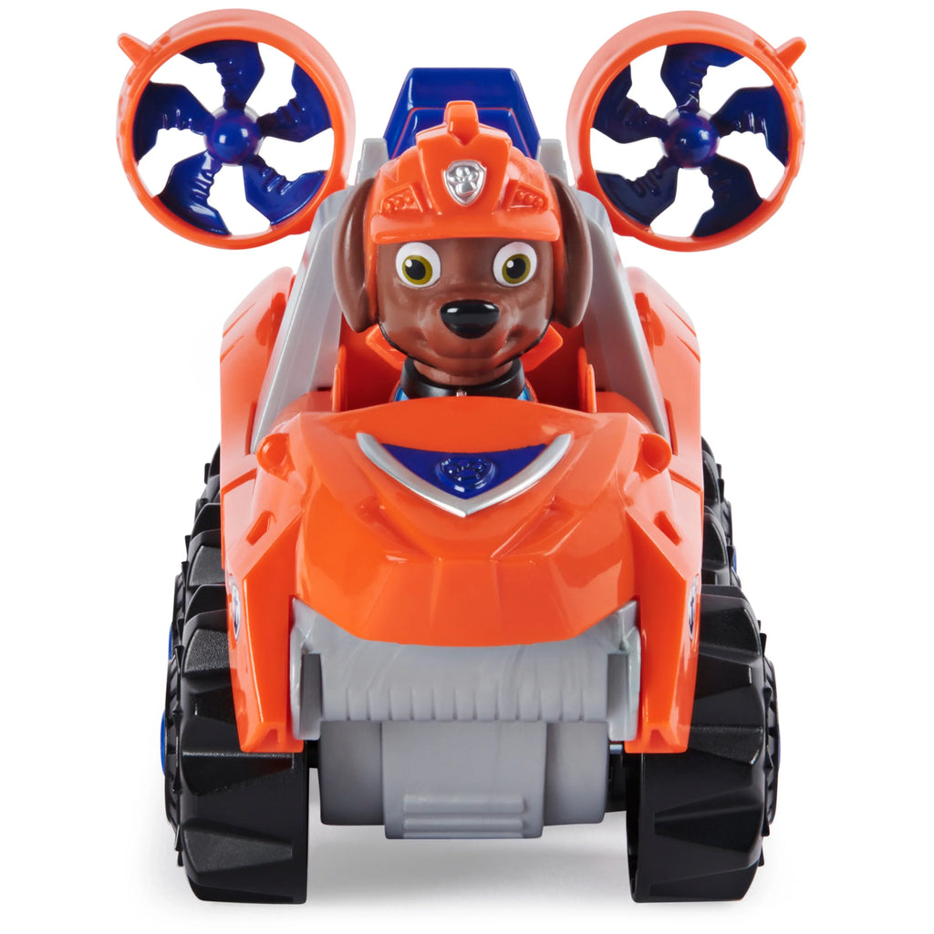 Patrol, Dino Rescue Zuma’s Deluxe Rev Up Vehicle with Mystery Dinosaur Figure, Preschool Toys for Boys & Girls Ages 3 and Up