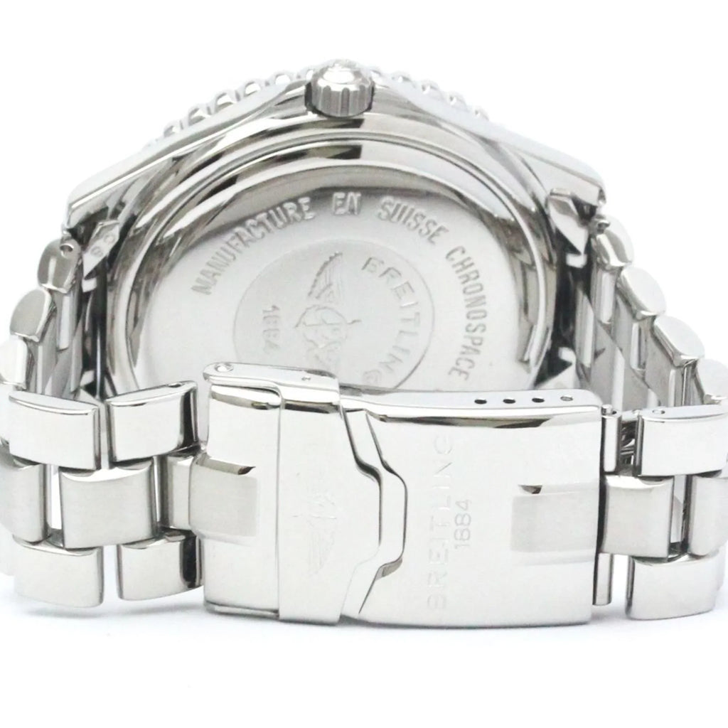 Pre-Owned Polished  Chronospace Steel Quartz Mens Watch .1  (Good)