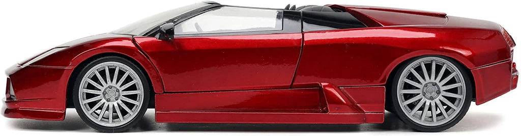 Lamborghini Murcielago Roadster Red Metallic "Hyper-Spec" Series 1/24 Diecast Model Car by Jada