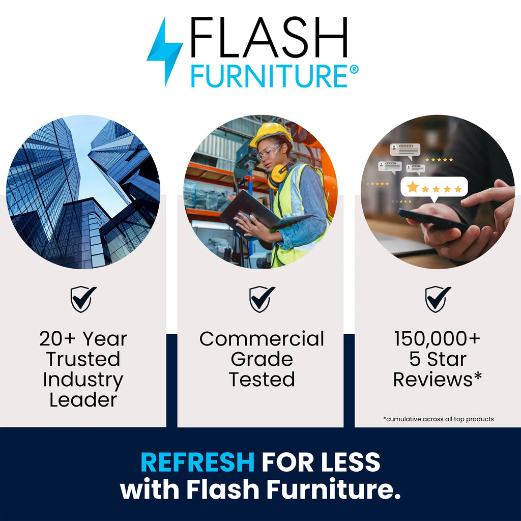 Flash Furniture  Series 330 lb. Capacity Granite White Plastic Folding Chair with Charcoal Frame