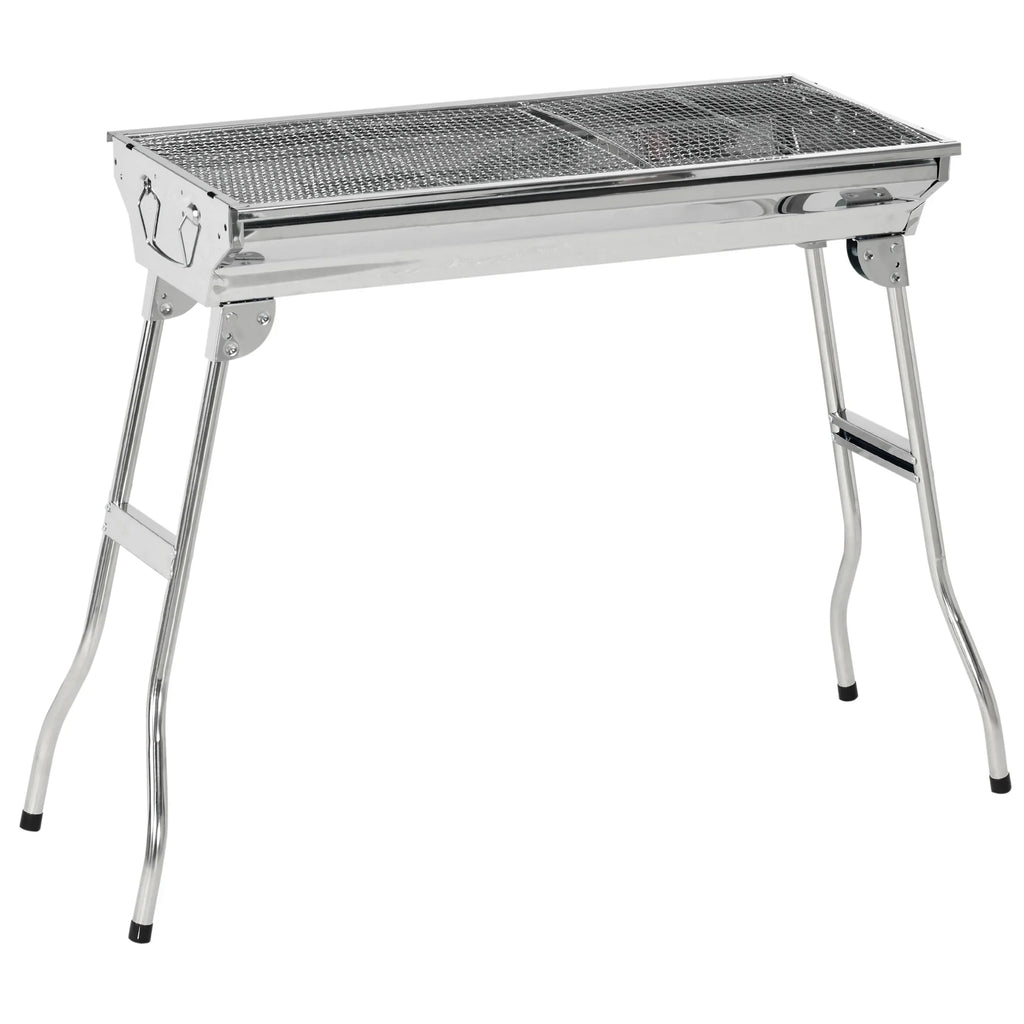 Portable Charcoal Grill,Stainless Steel Folding Outdoor  Grill for Picnic,Party Grill Rack