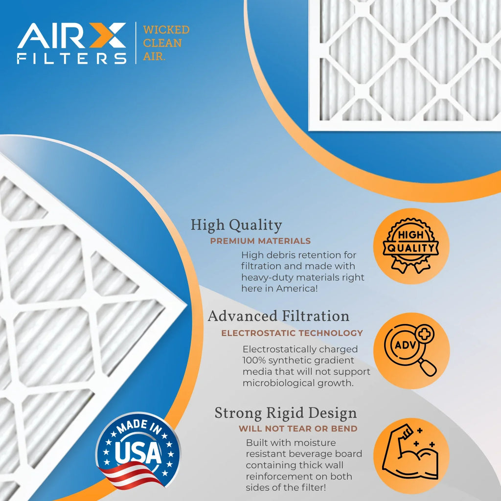 20x25x1 Air Filter  11 Comparable to  1000,  1200 &  7 Electrostatic Pleated Air Conditioner Filter 6 Pack  Premium  Made 20x25x1 Furnace Filters by     .