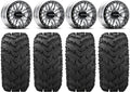 Raceline Ryno Bdlk 14" Mh Wheels 30" Reptile Tires Kawasaki Mule Pro
