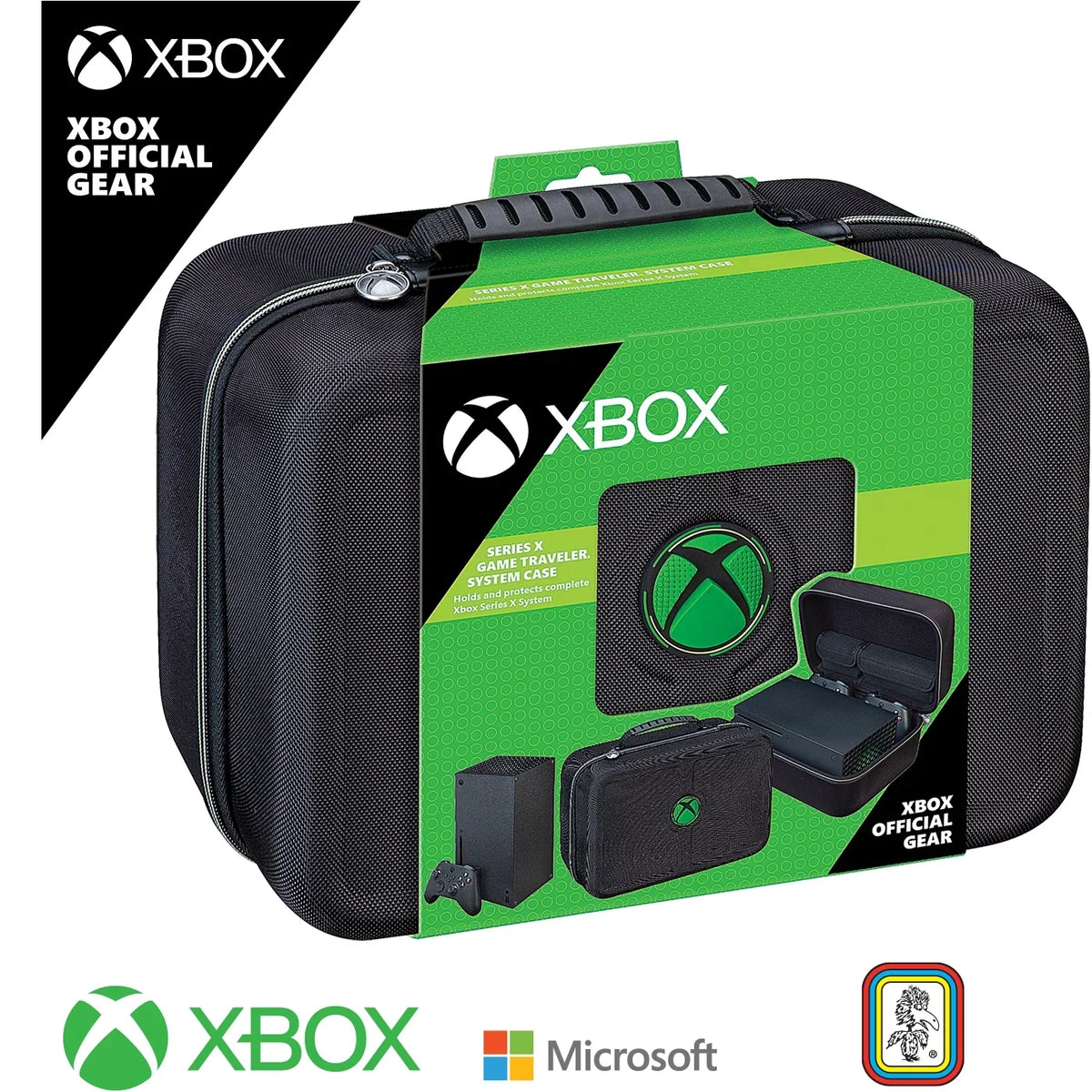 Industries - Black and Green, Xbox Series , Game Traveler Video Game System Carrying Case